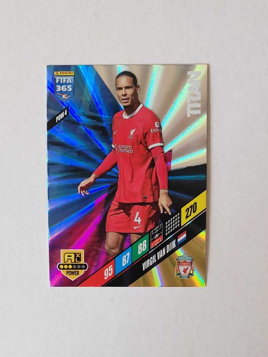 Karta Fifa Adrenalyn Power TITAN Virgil Van Dijk