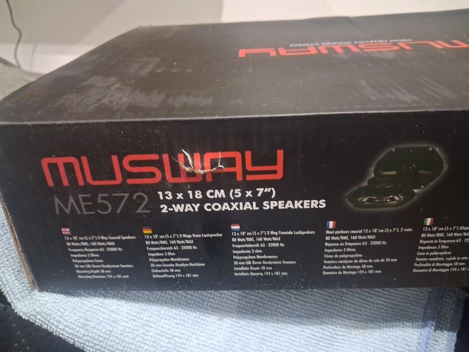 MUSWAY ME572 5x7cala 80W RMS 3 OHM