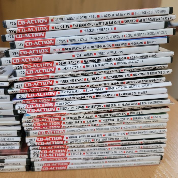 44 płyty CD-Action gry komputerowe PC Windows