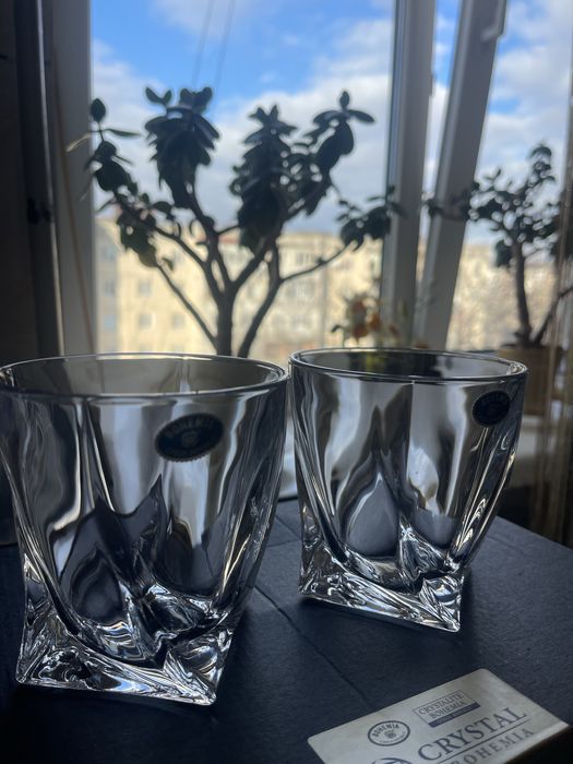 Стакани, келихи, фужери для віскі виробництва Чехіі