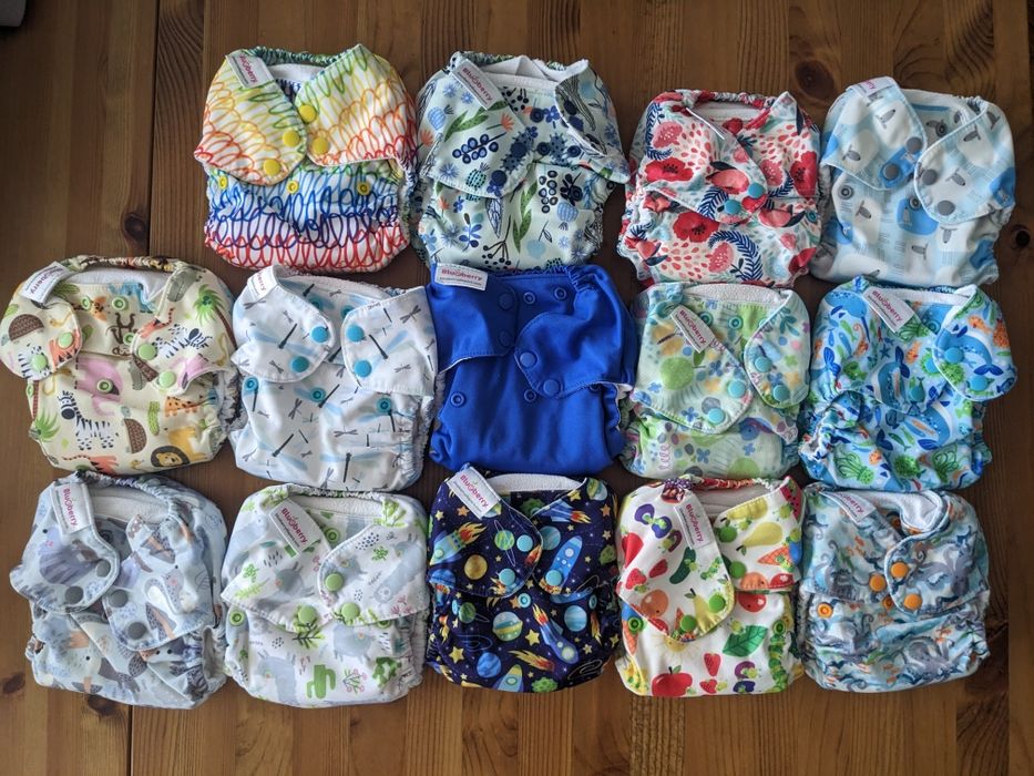 Fraldas Reutilizáveis TU - Bumgenius, Blueberry, Baba+boo