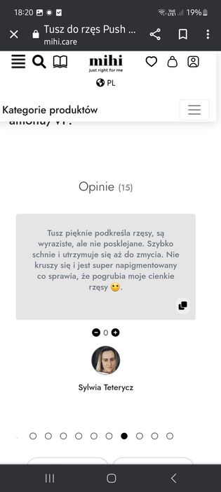 Mascara. Tusz do rzęs Push up