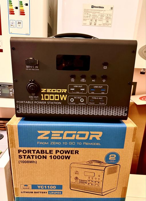 Зарядна станція 1кВт Zegor YC1100