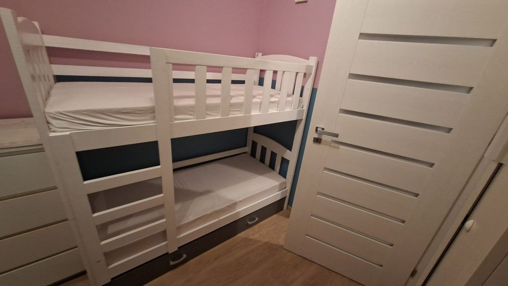 Łóżko piętrowe długość 165 cm