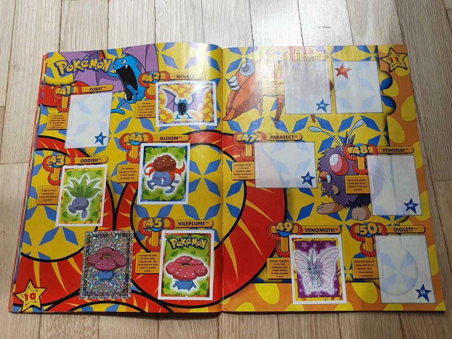 Album Pokemon z naklejkami