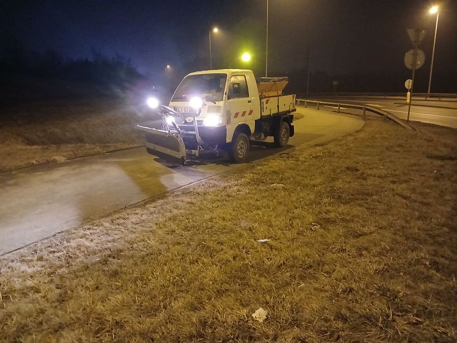 Piaggio porter pług piaskarka 4x4