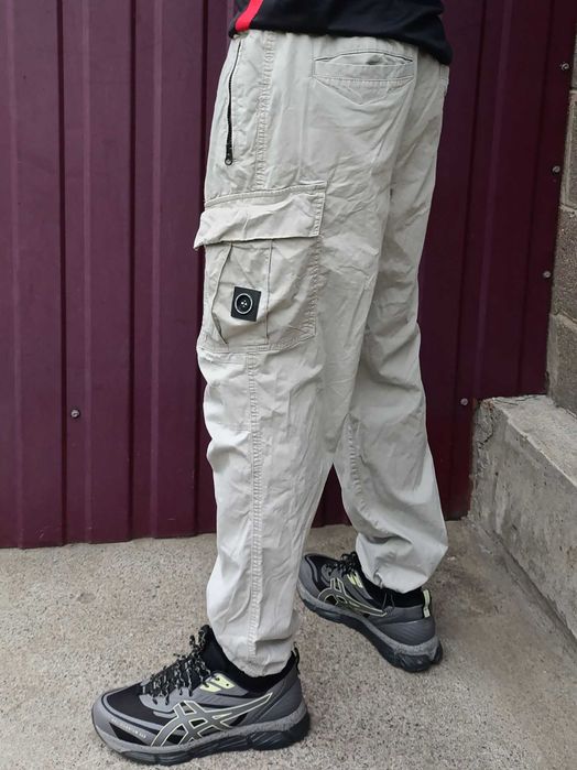 Marshall Artist Men's L Cotton Cargo Pant - Chalk White