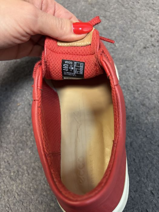 Ecco S Lite Damskie Buty Do Golfa Tomato Racer