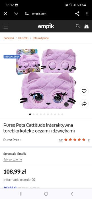 Lalka z plecakiem 3w1 na na na surprise plus interaktywna torebka