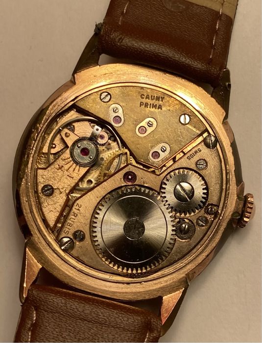 Cauny Calendário mecânico antigo