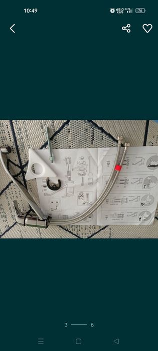 Bateria kuchenna kran Ikea lagan