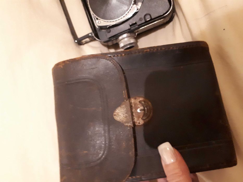 Duas maquinas vintage fotografica e filmar