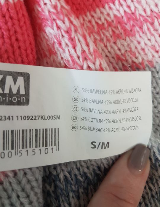 TXM długi damski kardigan sweter z długim rękawem M L 38 40