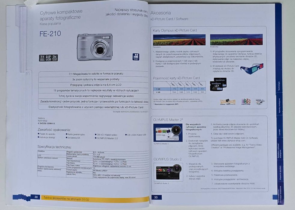 Katalog prospekt Olympus 2007 2008