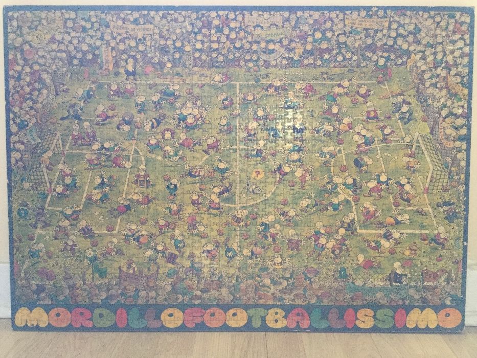 Quadro/Puzzle Mordillo Footeballissimo