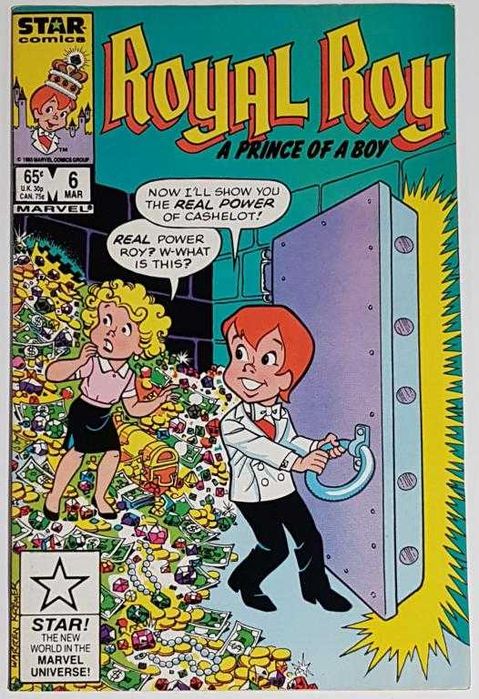 комиксы Royal Roy #6 / 1985 Marvel Comics, Star Comics