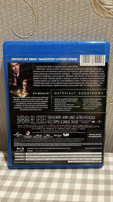 Arcydzieła Hitchcocka Blu ray Unikat stan idealny