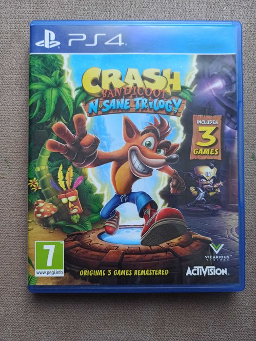 Crash Bandicoot N Sane Trilogy PS4 (stan 5/6)