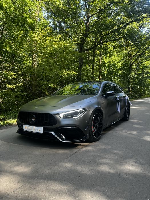 Wynajem auta do ślubu Mercedes CLA 45s AMG