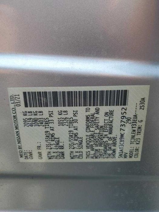 2021 Nissan Rogue SL