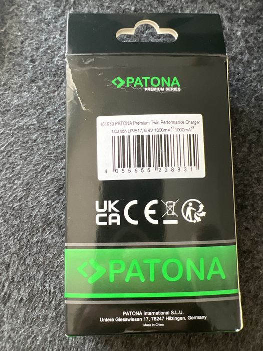 Patona Carregador premium twin Canon LP-E17