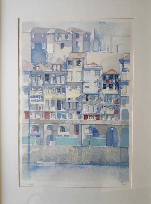 Serigrafia Paulo Ossião - Ribeira Porto