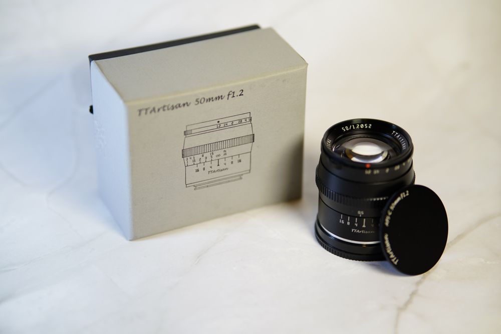 Objiektyw ttartisan 50mm f1.2 sony e
