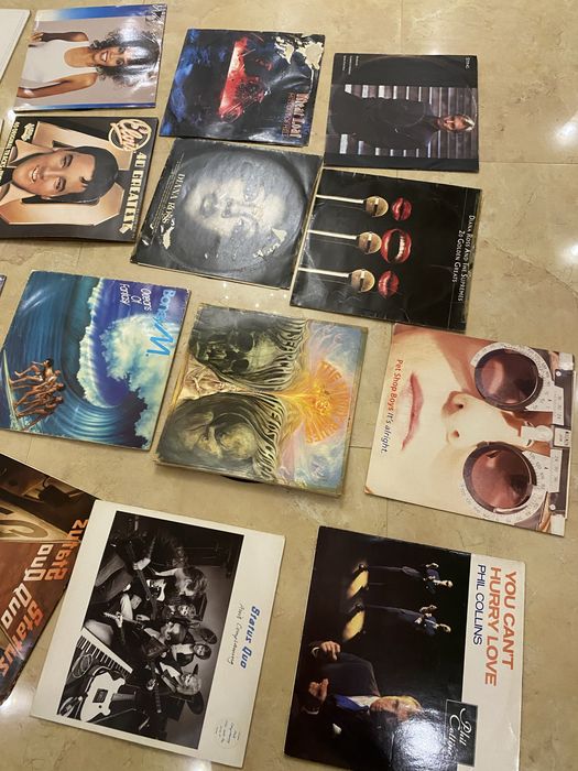 Виниловая пластинка винтаж Status Quo, Michael Jackson,Boney M,Elvis