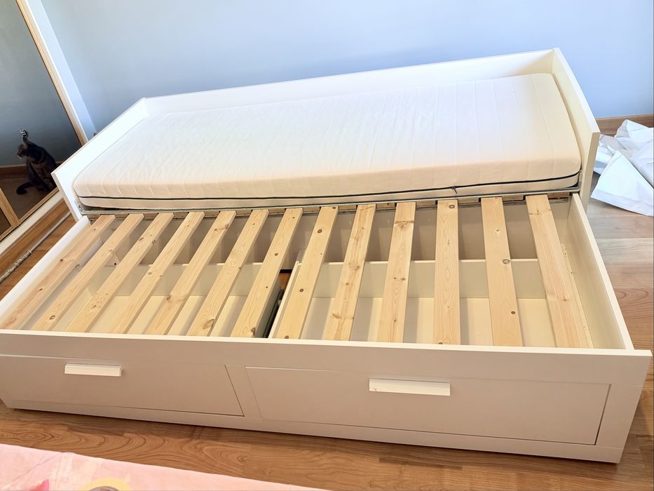 Cama IKEA BRIMNES - Cama Individual / dupla