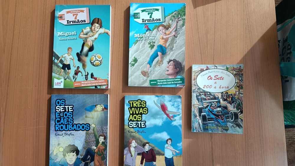 Os Sete coleção 5 livros