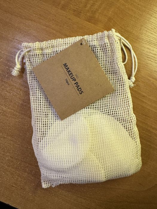 Багаторазові диски для зняття макіяжу, 70% бамбук та 30% бавовна