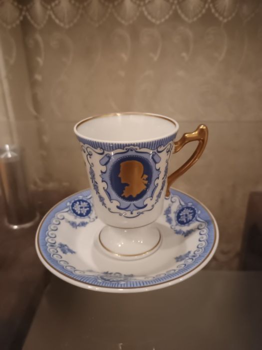 Порцелянова кавова пара