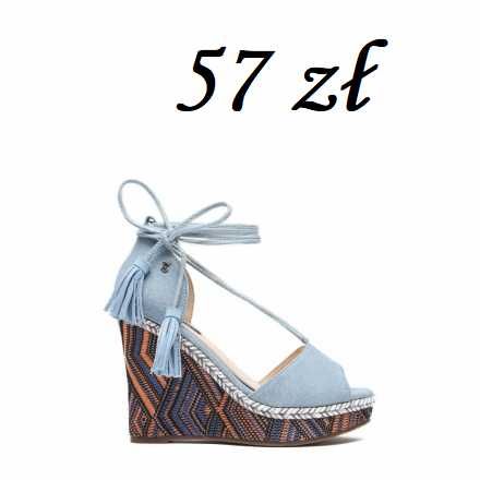 Nowe Buty na koturnie r.41