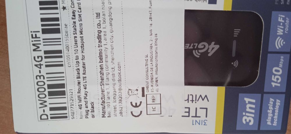 Modem Router USB 3G,4G LTE 150Mbps dongle hotspot Wi-Fi OpenWrt