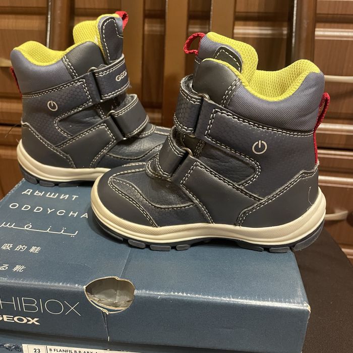 (23р.) Дитячі зимові черевики Geox