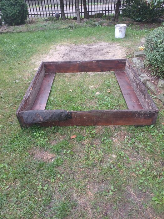 Piaskownica drewniana