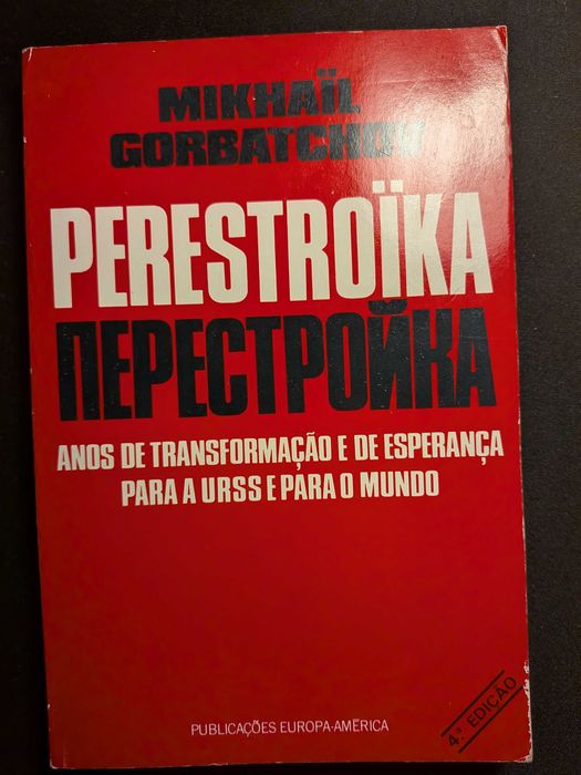 Livro "Perestroika" - Mikhail Gorbatchov