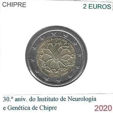 Chipre - - - - - Moedas Comemorativas de 2 Euros