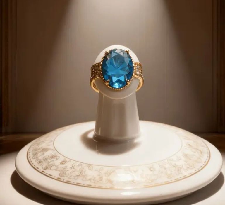 Złoty pierścionek nr 10