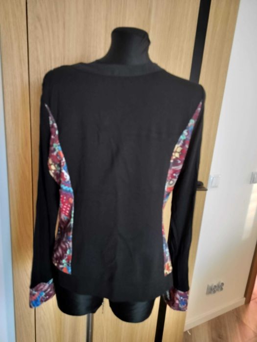 Efektowny sweter damski 44 delikatny biurowy bawełna 2XL Jurissile