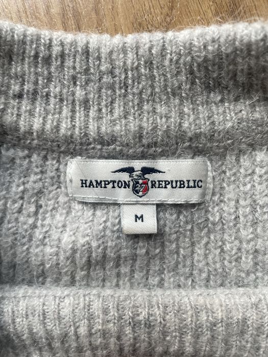 Sweter w paski pasy szary rozowy granatowy