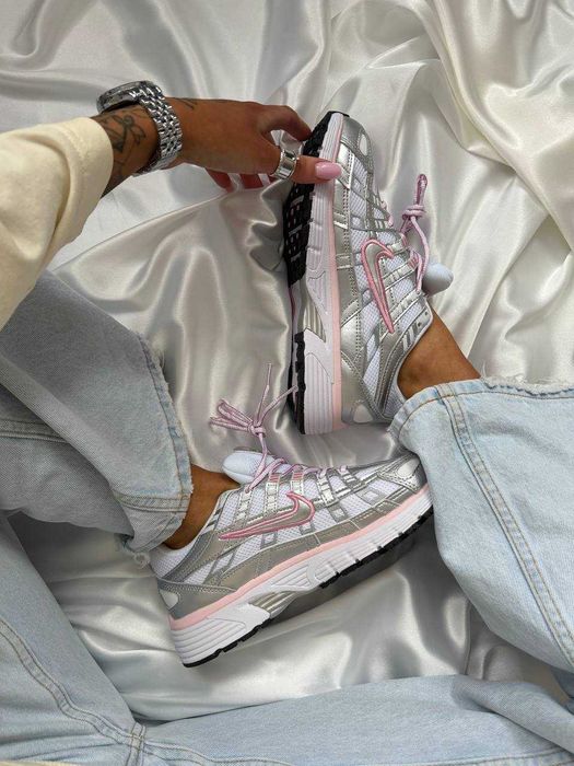 АКЦІЯ! Nike P-6000 White Elemental Pink 36 37 38 39 40 41  найк п