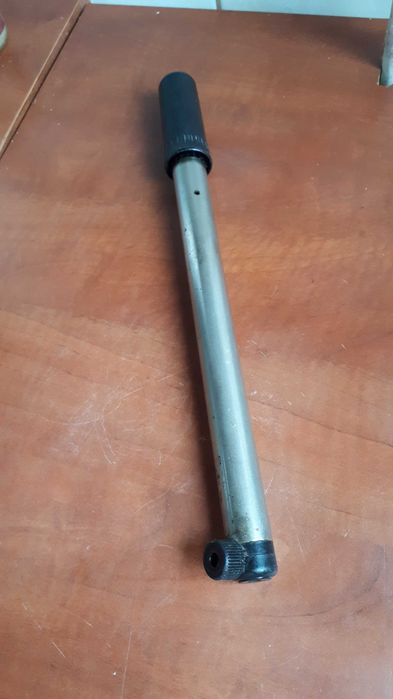 Stara pompka rowerowa Romet niklowana 32 cm