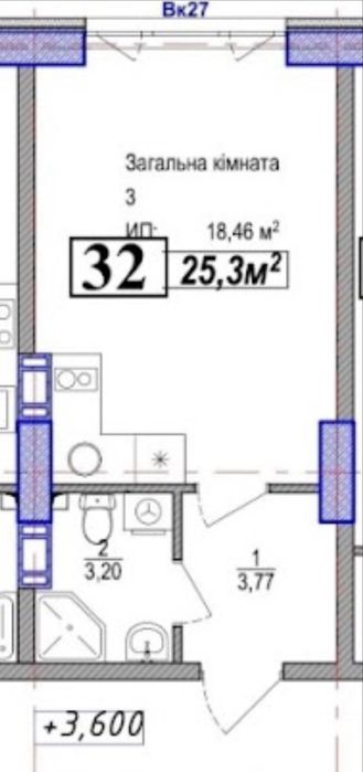 21505 $ Квартира  в Дарницькому районі Києва.