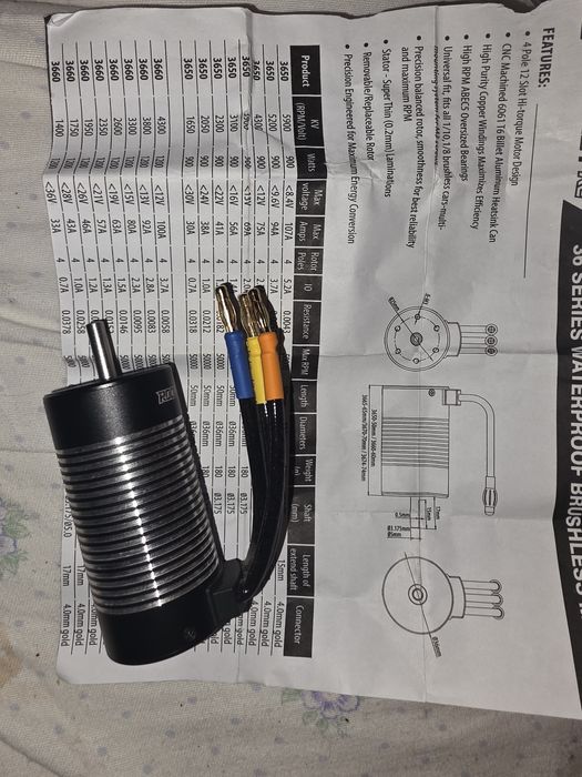 Motor para modelos rc