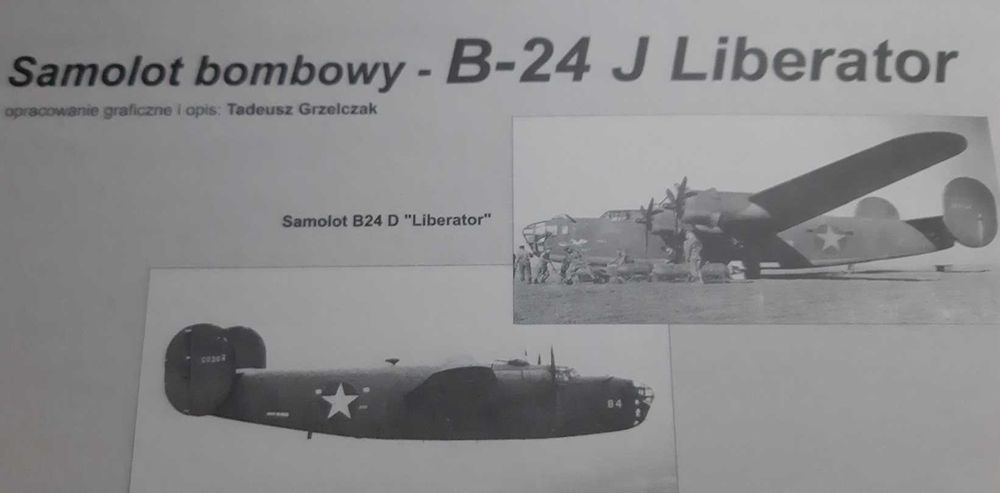 GPM 8 2004 nr.048 B-24 LIBERATOR model 1:33 modelarz