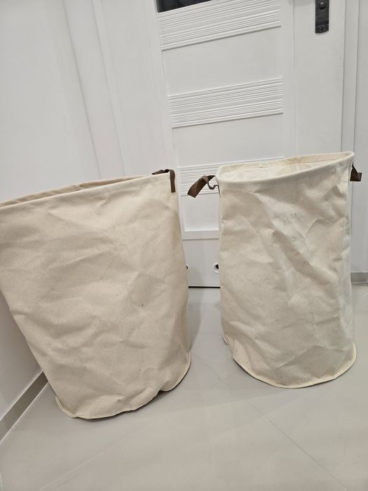 Duże składane sztywne worki h&m