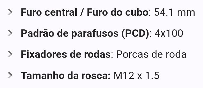 Jantes NOVAS -  Oportunidade!