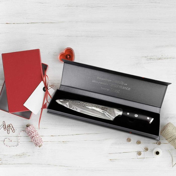 Ніж шеф-кухаря професійний SHAN ZU Chef Knife 67 слоїв дамаської сталі