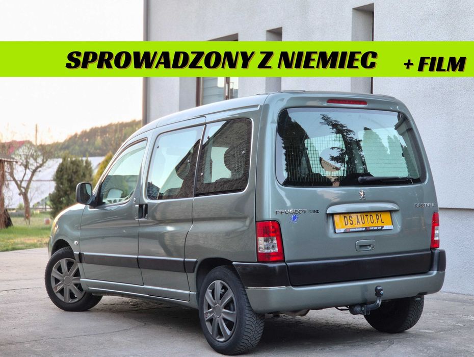 Peugeot Partner • 1.6 benzyna • 2005 • sprawna KLIMATYZACJA • 2 x drzwi • z Niemiec